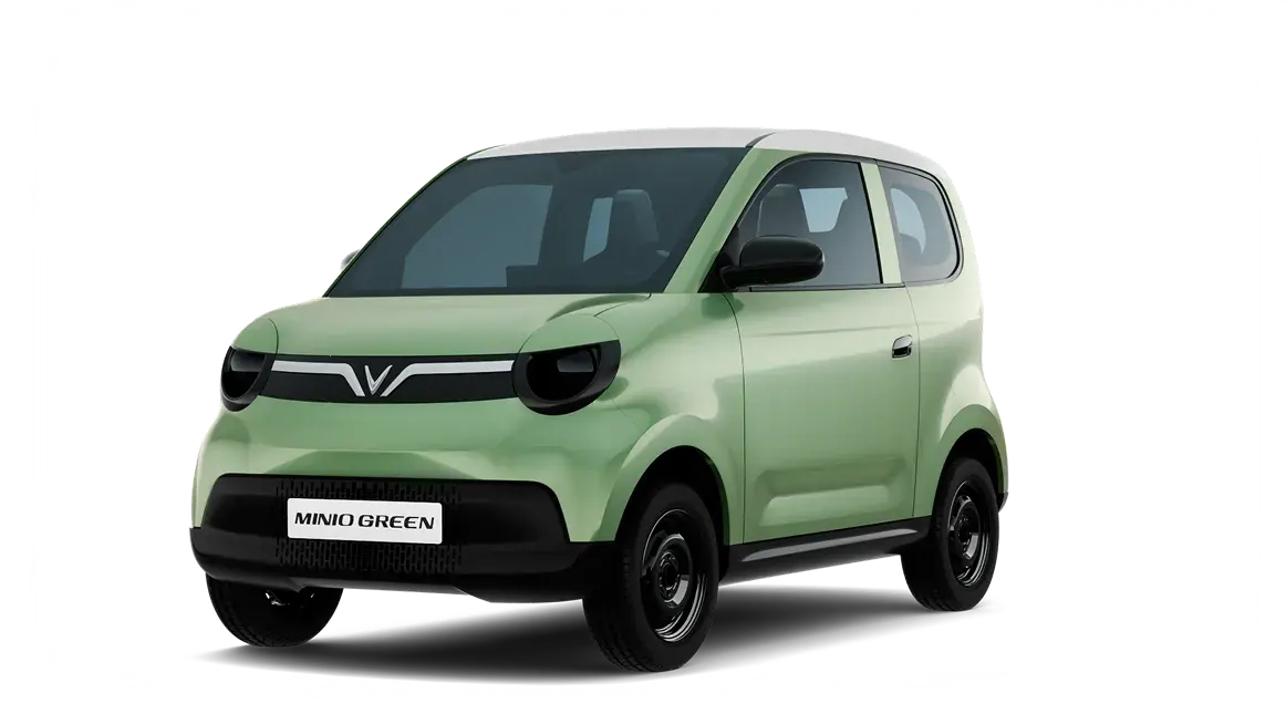 VinFast Minio Green màu Tropical Jade - Desat Silver Roof
